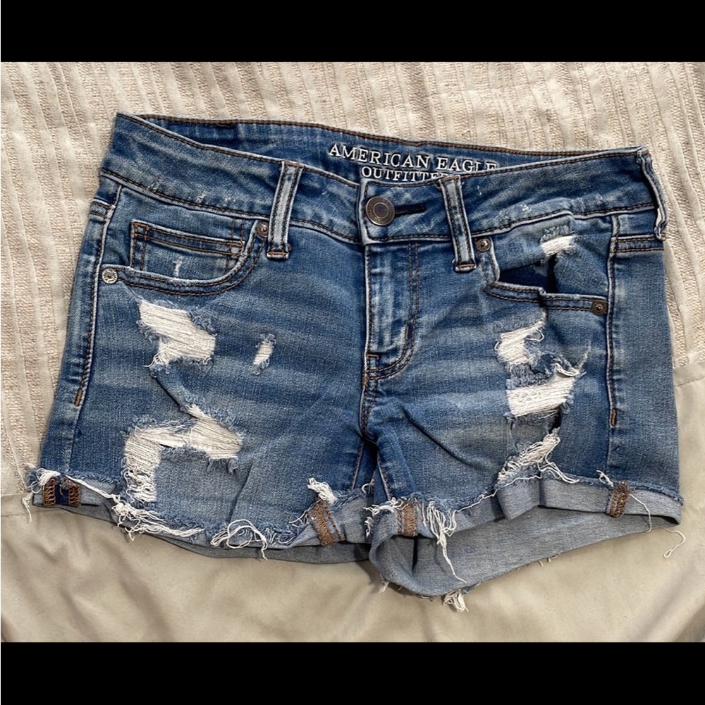 American Eagle Jean Shorts Size 4